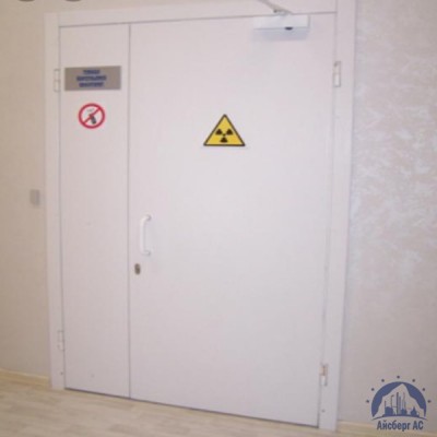 Рентгенозащитная алюминиевая дверь 1070х2080-1 мм купить  в Тамбове